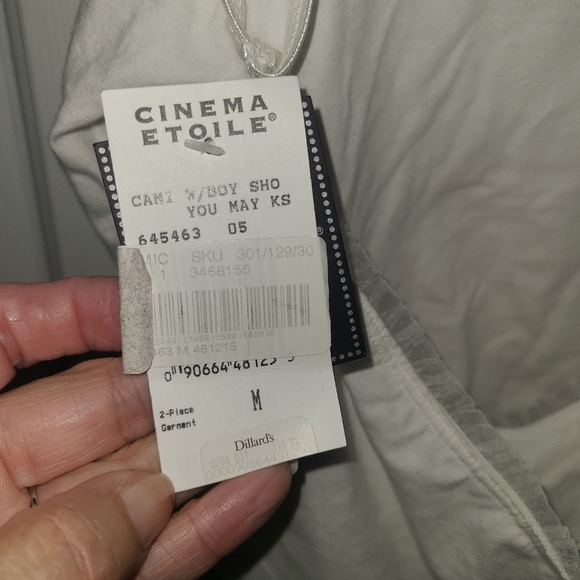 Cinema Etoile Bridal Set Cami & Boyshort Size M Medium Bride Wedding Ruffle NWT - Picture 14 of 16